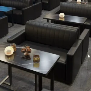 Industrial Metal Booth Seating - image 1