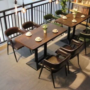 Antique Wood Booth Seating - image 2