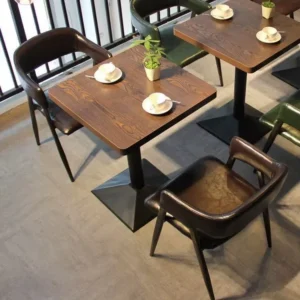 Antique Wood Booth Seating - image 3