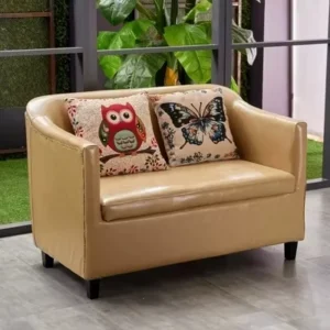 Chesterfield Wood Lounge Sofa - image 2