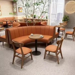 Restaurant Wood Commercial Furniture Set - image 1