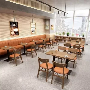 Restaurant Wood Commercial Furniture Set - image 2