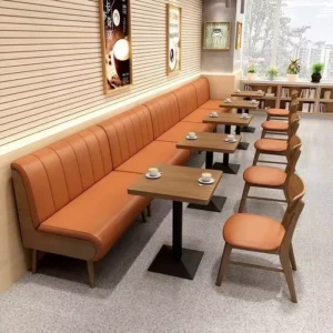 Restaurant Wood Commercial Furniture Set - image 3