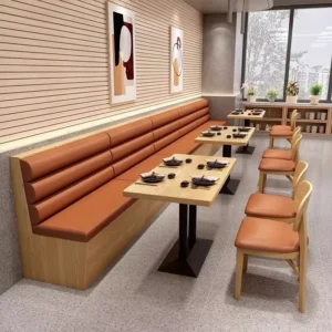 Curved Pu Booth Seating - image 3