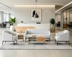 Fabric Lounge Sofa - image 6