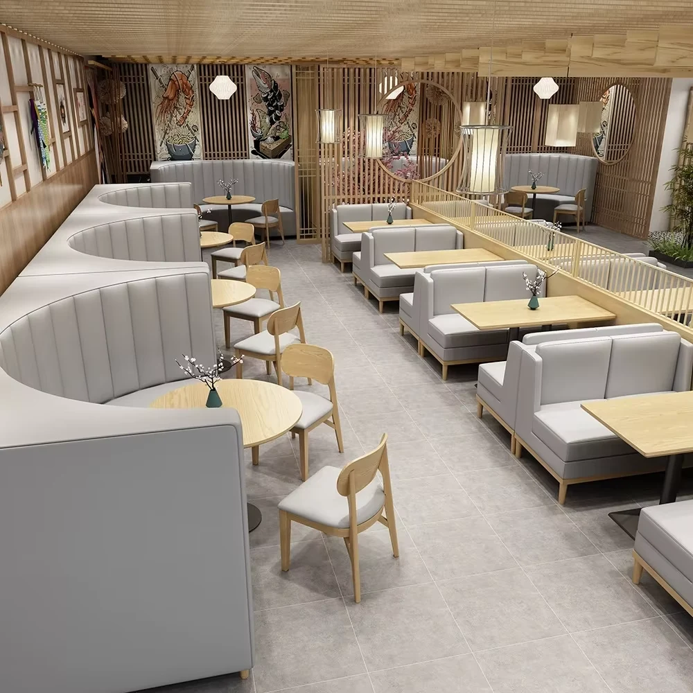 Wood Booth Seating