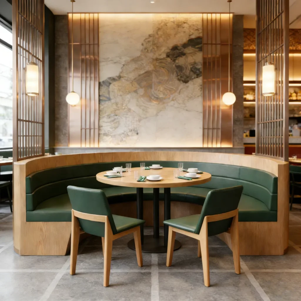 Wood Booth Seating