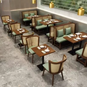 Minimalist Wood Booth Seating - image 2