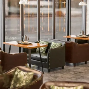 Restaurant Wood Commercial Furniture Set - image 2
