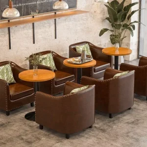 Outdoor Wood Commercial Furniture Set - image 2