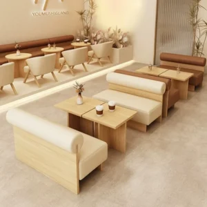 Wood Lounge Sofa - image 2