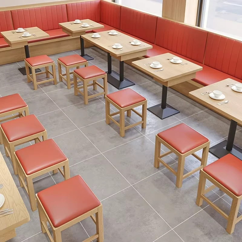 Corner Wood Booth Seating