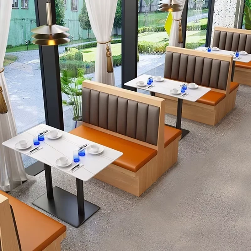 Minimalist Wood Booth Seating