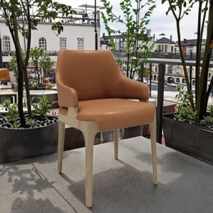Pu Leather Outdoor Chair - image 1