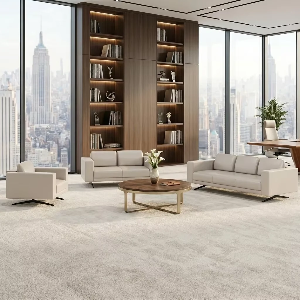 Leather Lounge Sofa