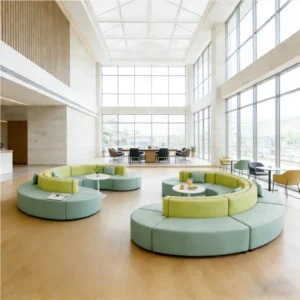 Curved Modern Lounge Sofa - image 2