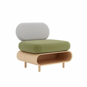 Wood Lounge Sofa - image 3