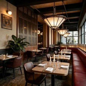 Midcentury Leather Booth Seating - image 3