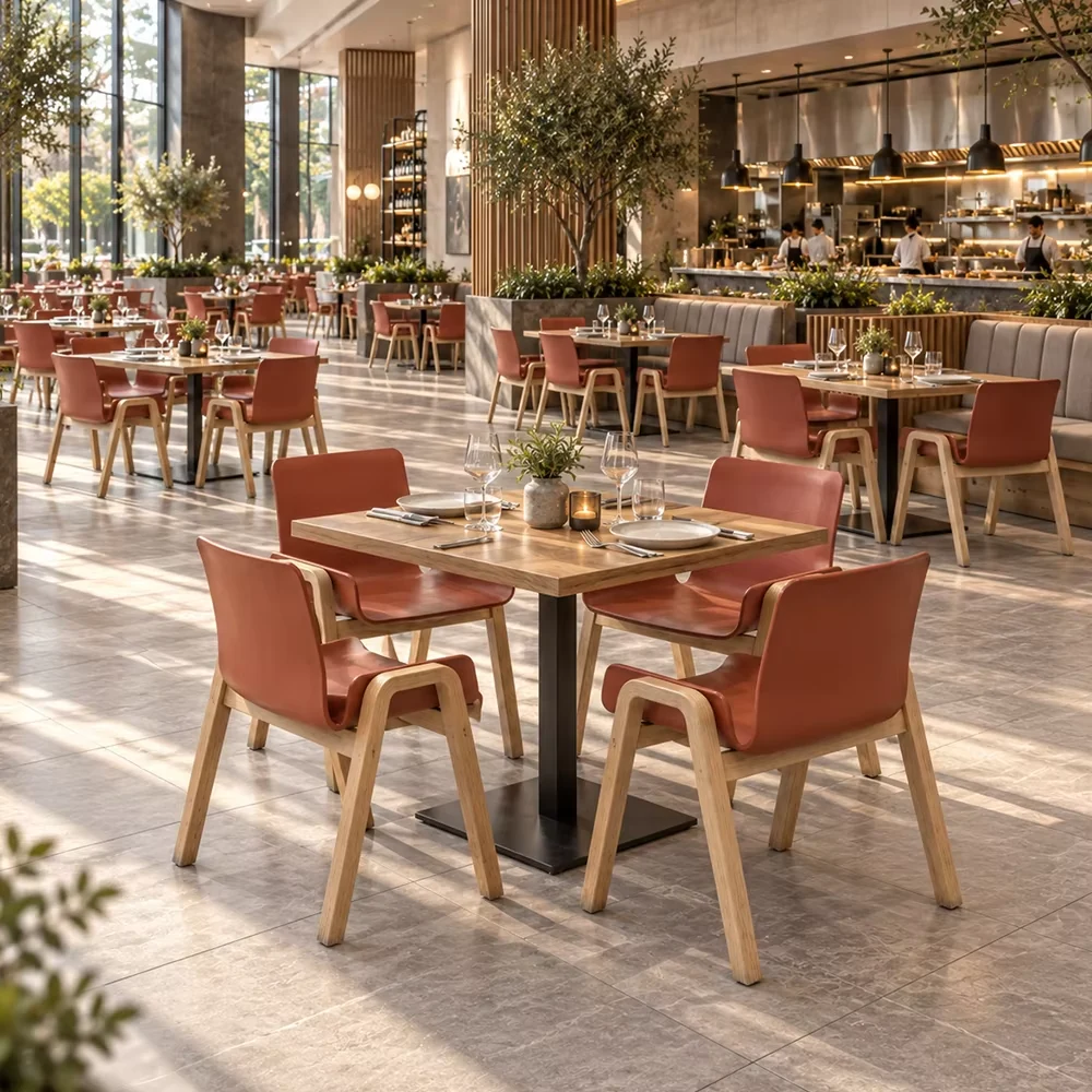 Stackable Solid Wood Dining Chair