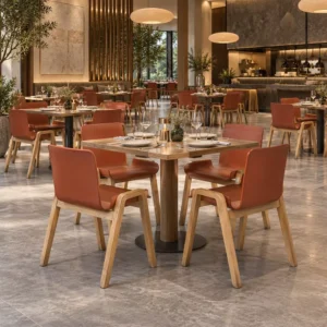 Stackable Solid Wood Dining Chair - image 3