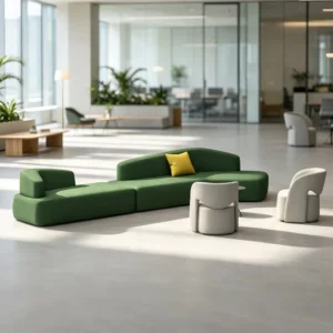 Modular Fabric Lounge Sofa - image 3