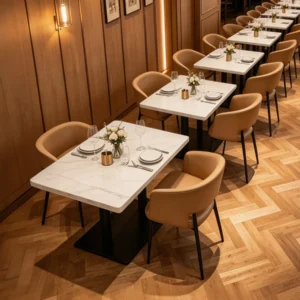 Marble-Top Dining Table - image 2