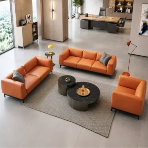 Modular Leather Lounge Sofa - image 2