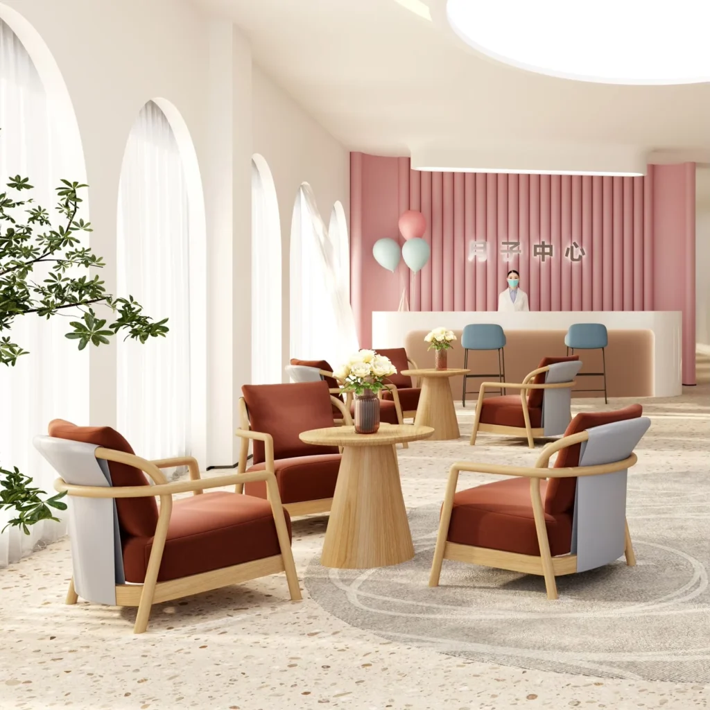 Wood Lounge Sofa