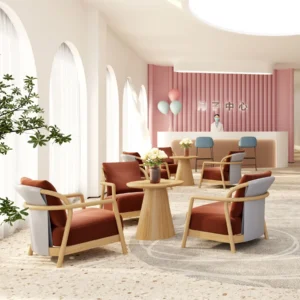 Wood Lounge Sofa - image 1