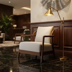 Wood Lounge Sofa - image 2