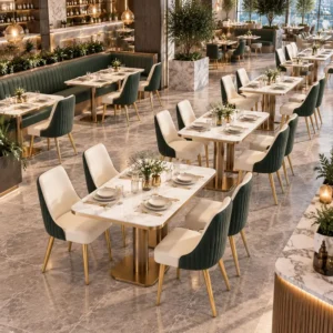 Leather Dining Table - image 4