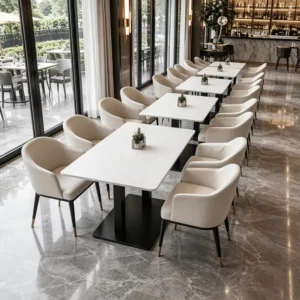 Marble-Top Dining Table - image 4