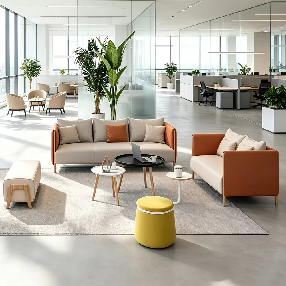 Modular Leather Lounge Sofa
