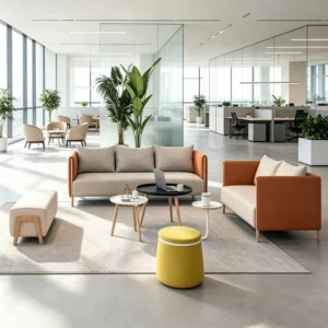 Modular Leather Lounge Sofa - image 3