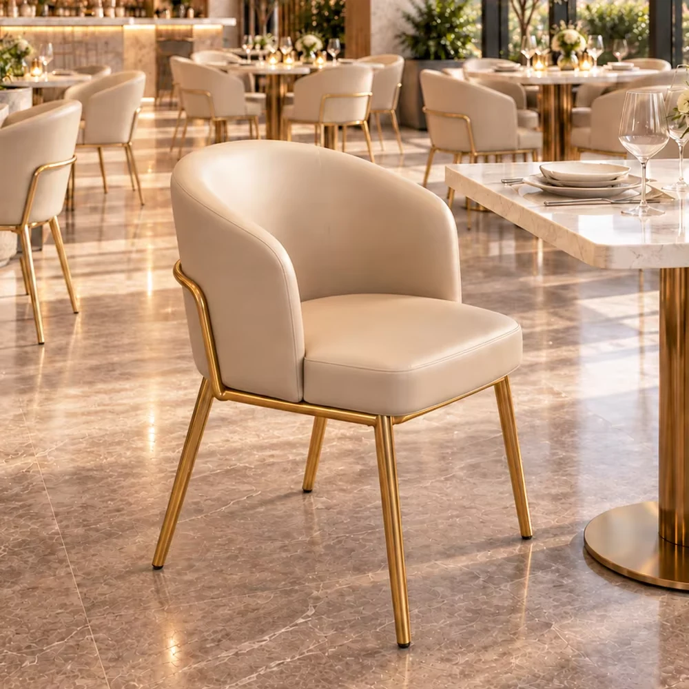 Luxury Pu Leather Dining Chair
