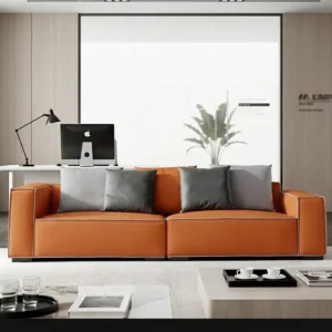 Leather Lounge Sofa - image 2