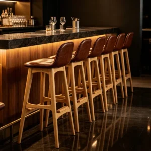 Solid Wood Bar Stool - image 3