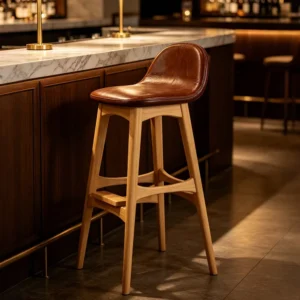 Solid Wood Bar Stool - image 7