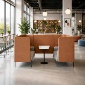 High-Back Fabric Booth Seating - image 3