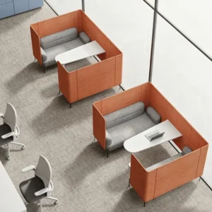 High-Back Fabric Booth Seating - image 4