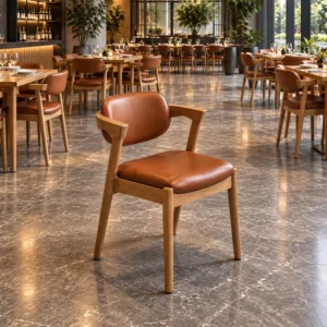 Solid Wood Lounge Chair - image 1