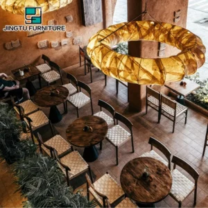 Restaurant Solid Wood Commercial Furniture Set - image 5