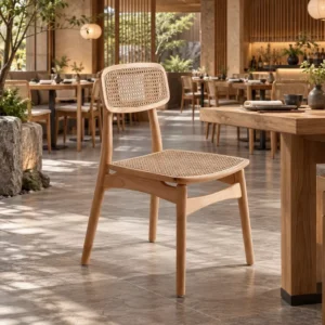 Wood Dining Chair - image 1