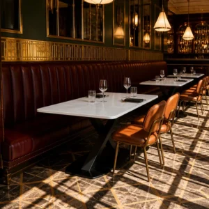 Marble-Top Dining Table - image 3