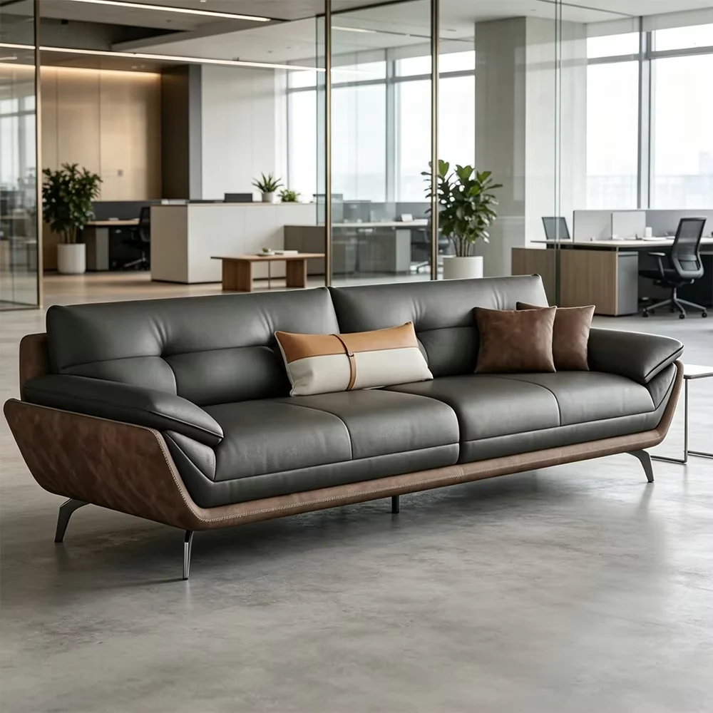 Leather Lounge Sofa