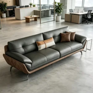 Leather Lounge Sofa - image 2