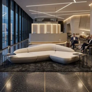 Fabric Lounge Sofa - image 4