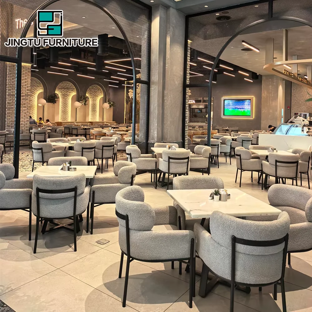 Restaurant Fabric Commercial Furniture Set