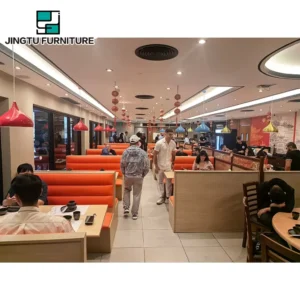 Restaurant Fabric Commercial Furniture Set - image 3
