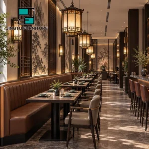 Chinese Leather Booth Seating - image 2